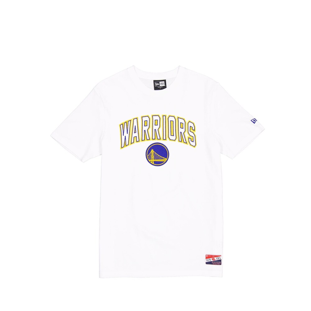 New Era Golden State Warriors Throwback White T-Shirt - Size M